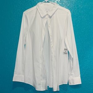 Charter club white button down
